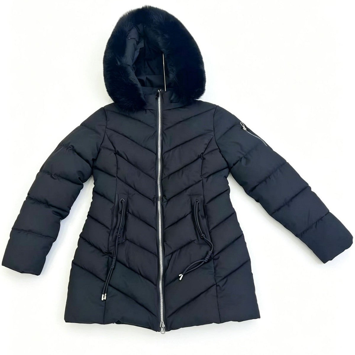 Mid-length Casual Versatile Cotton-padded Coat For Women by Ricaloux