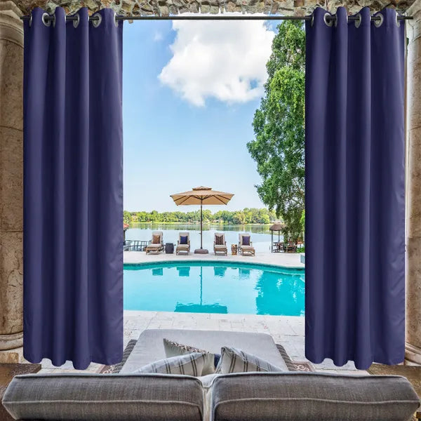 Luxurious Wool Outdoor Curtain Home Decor 50x96 inch – Premium 0 | RICALOUX