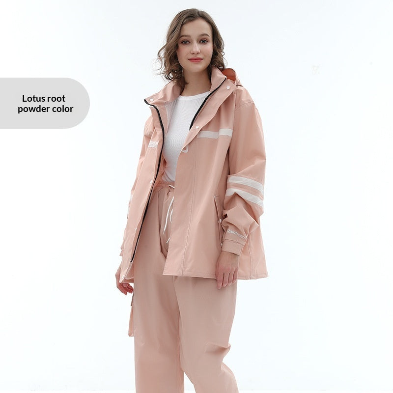 Electric Vehicle Raincoat Set Full-body by Ricaloux