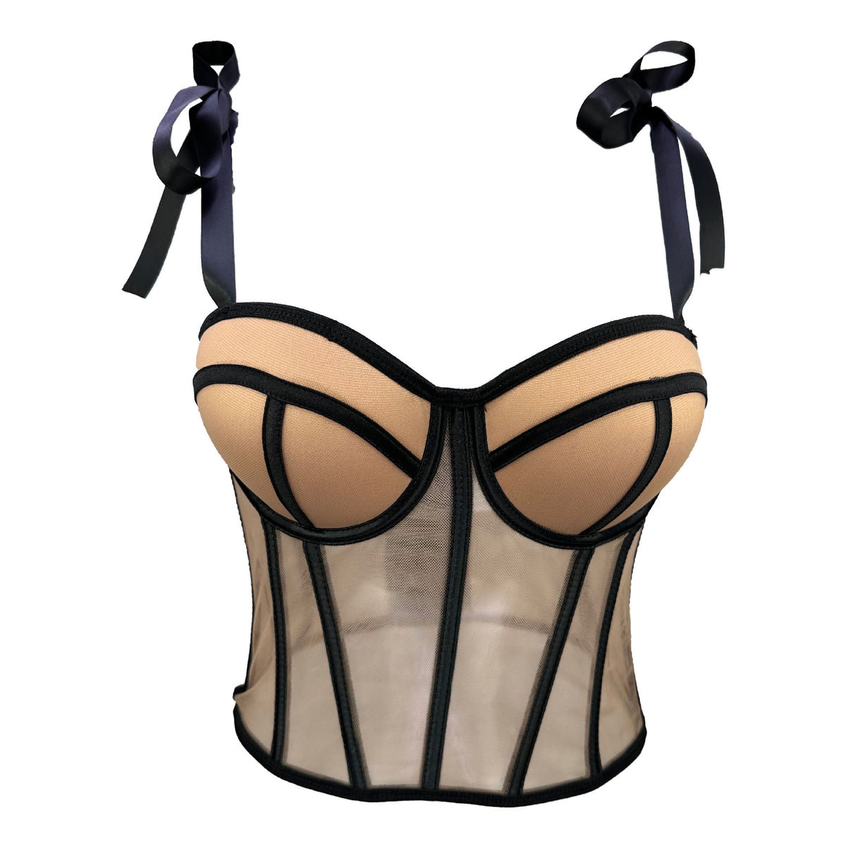 Womens Sexy Strapless Bandeau With Waist-cinching Straps – Premium 0 | RICALOUX