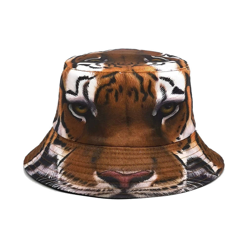 Men's And Women's Identical Fun-printed Double-sided Design, Highly Expressive And Fashionable, Street Style Fishing Hat, Suitable For Taking Photos, Outdoor Vacations And Daily Outfits. by Ricaloux