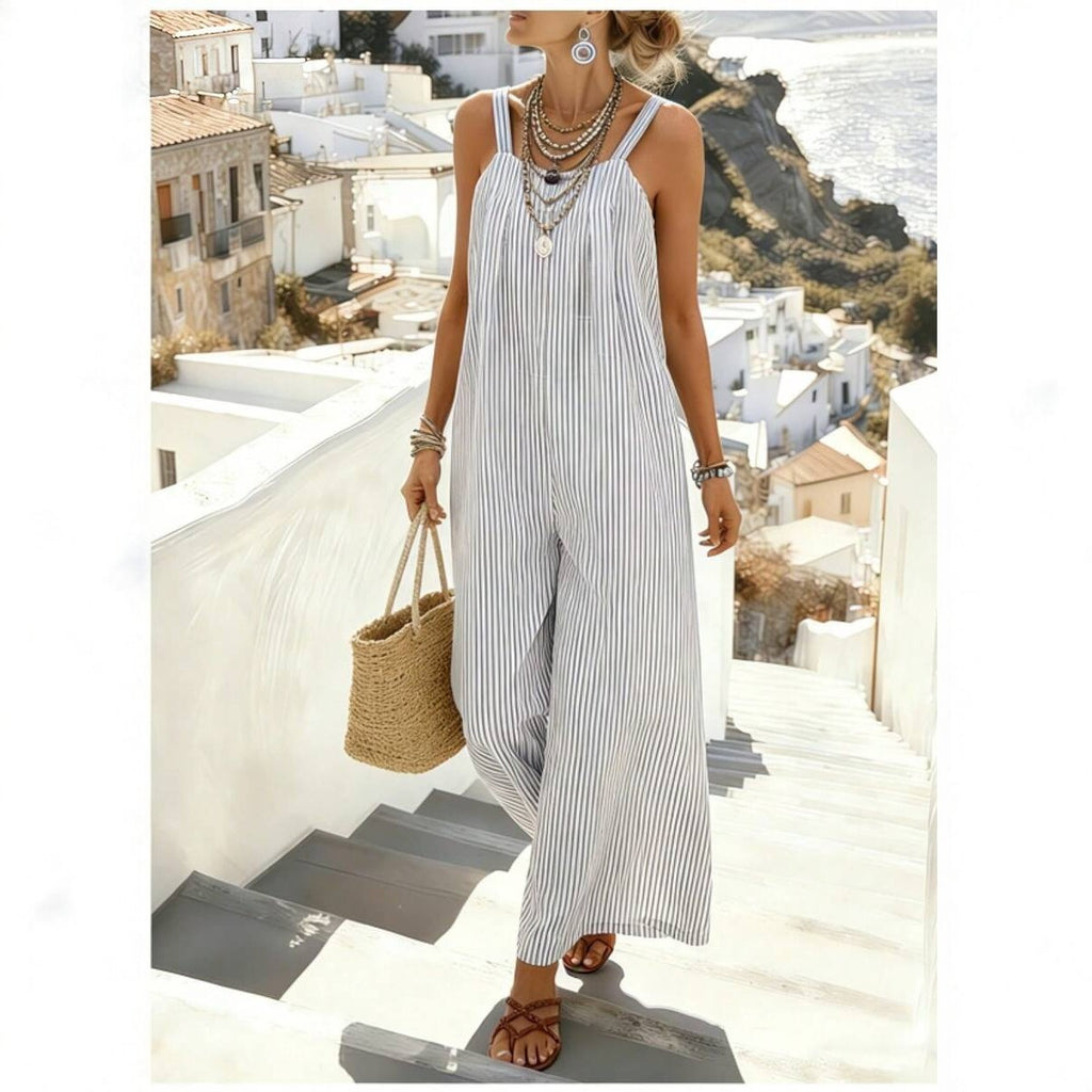 New Striped Strap Sleeveless Dress For Women – Premium 0 | RICALOUX