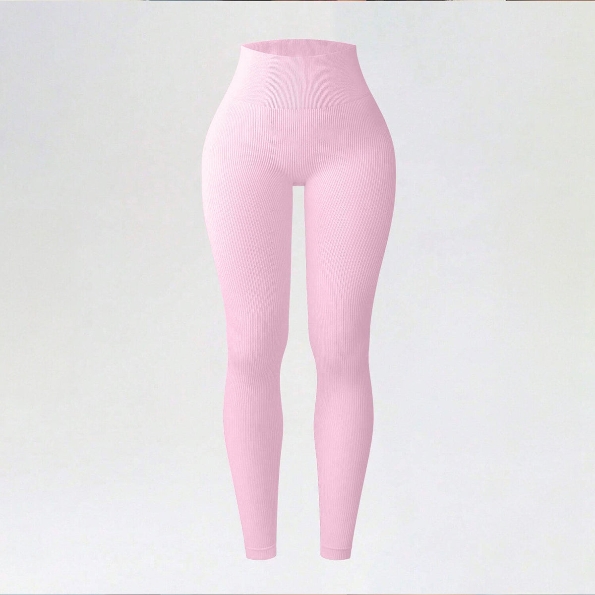 Ribbed Seamless Yoga Pants For Autumn And Winter, High-waisted Tight Sports Leggings, Yoga Apparel Leggings by Ricaloux