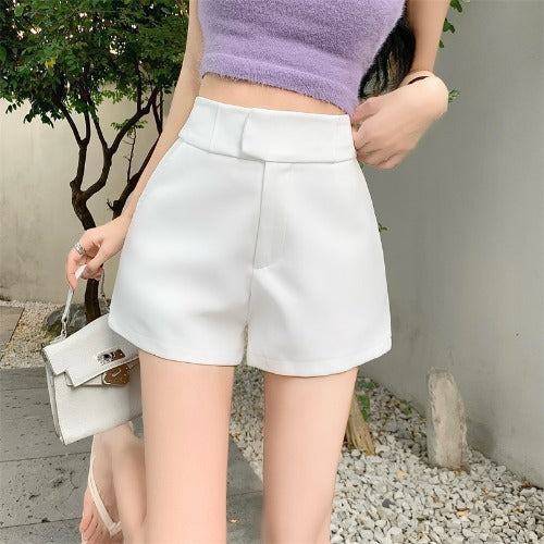 Springsummer Slimming Relaxed-fit Wide Leg Shorts For Petite Figures – Premium 0 | RICALOUX