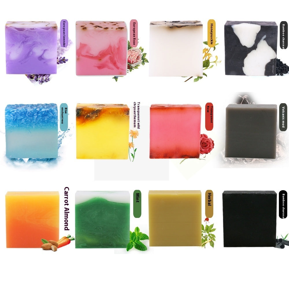 Tea Tree Rose Soap Essential Oil Soap Soap Cleaning Face Washing Handmade Soap Goat Soap Facial Soap by Ricaloux