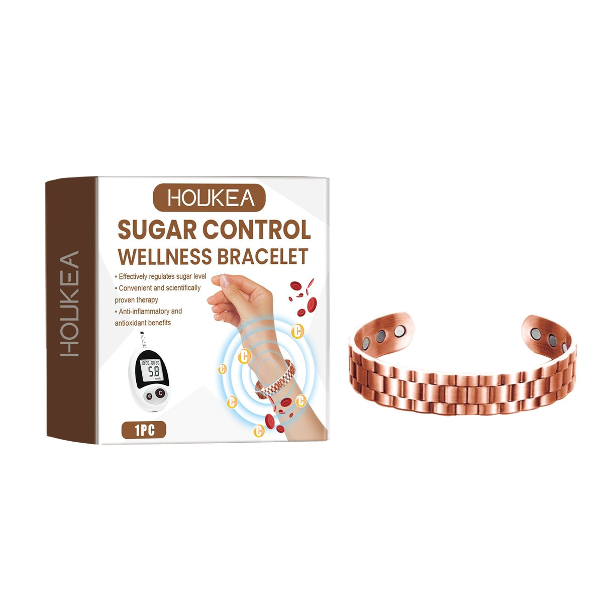 Sugar Control Wellness Bracelet by Ricaloux