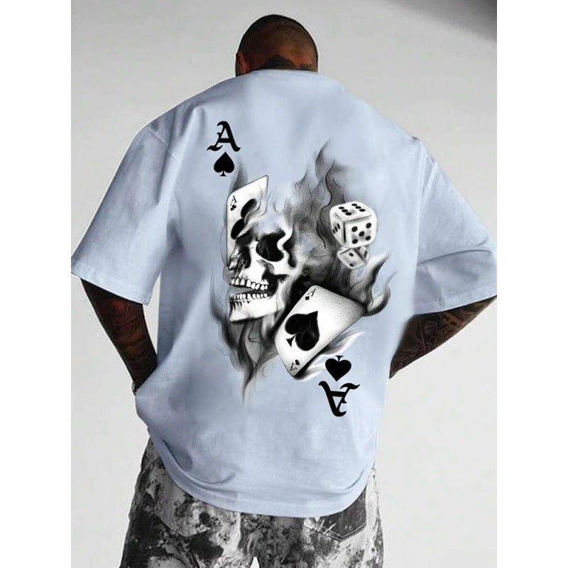 Summer Outdoor Casual Men's T-shirt Seaside Surf by Ricaloux