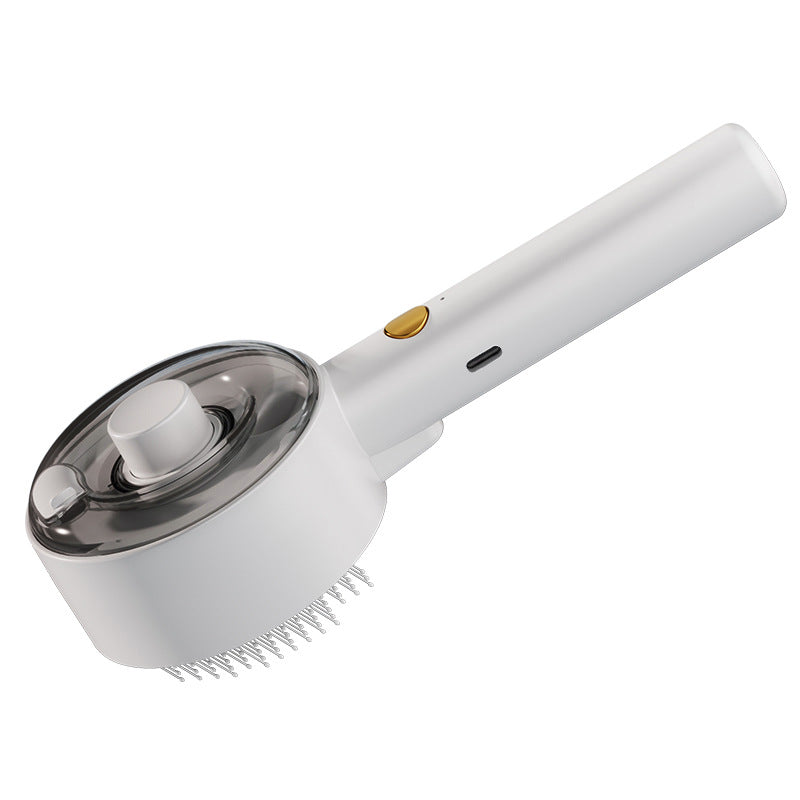 Animal Hair Remover Brush Dog And Cat Steam Brush Pet Self Cleaning Dog Brush Grooming Removes Cat Hairs Cat Dog Accessories Pet Products by Ricaloux