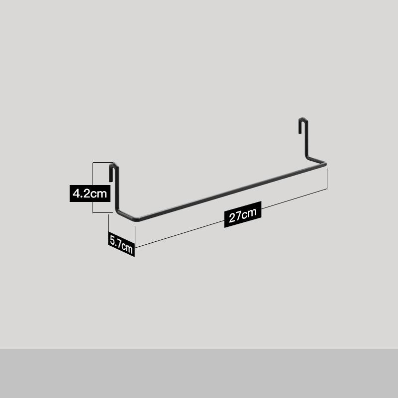 Stainless Steel Kitchen Wall Mounted Kitchen Storage Rack Hole Plate - RICALOUX