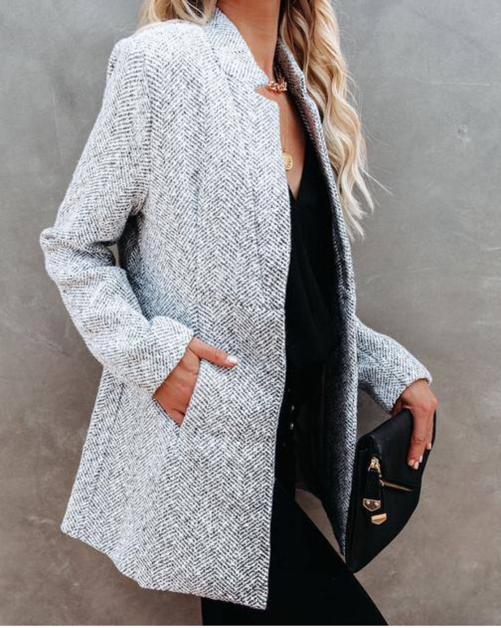Fashionable And Versatile Woolen Suit Coat For Women - RICALOUX
