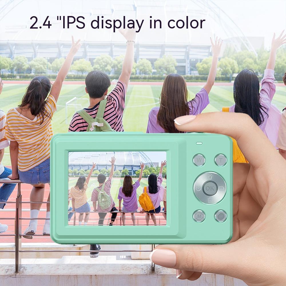 Mini Digital Camera Children's HD Digital Camera Student Mini Digital Camera Boys And Girls Christmas Birthday Gift Children's Entry-level Camera - RICALOUX