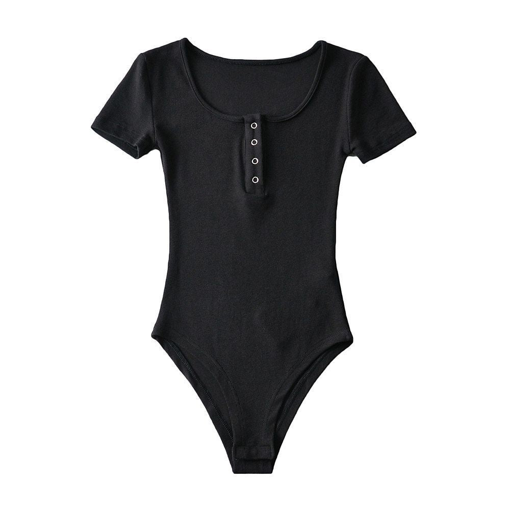 New Summer Short-sleeve T-shirt Innerwear Bodysuit by Ricaloux