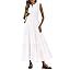 Womens Short-Sleeve V-Neck Hollow-Out Dress by Ricaloux
