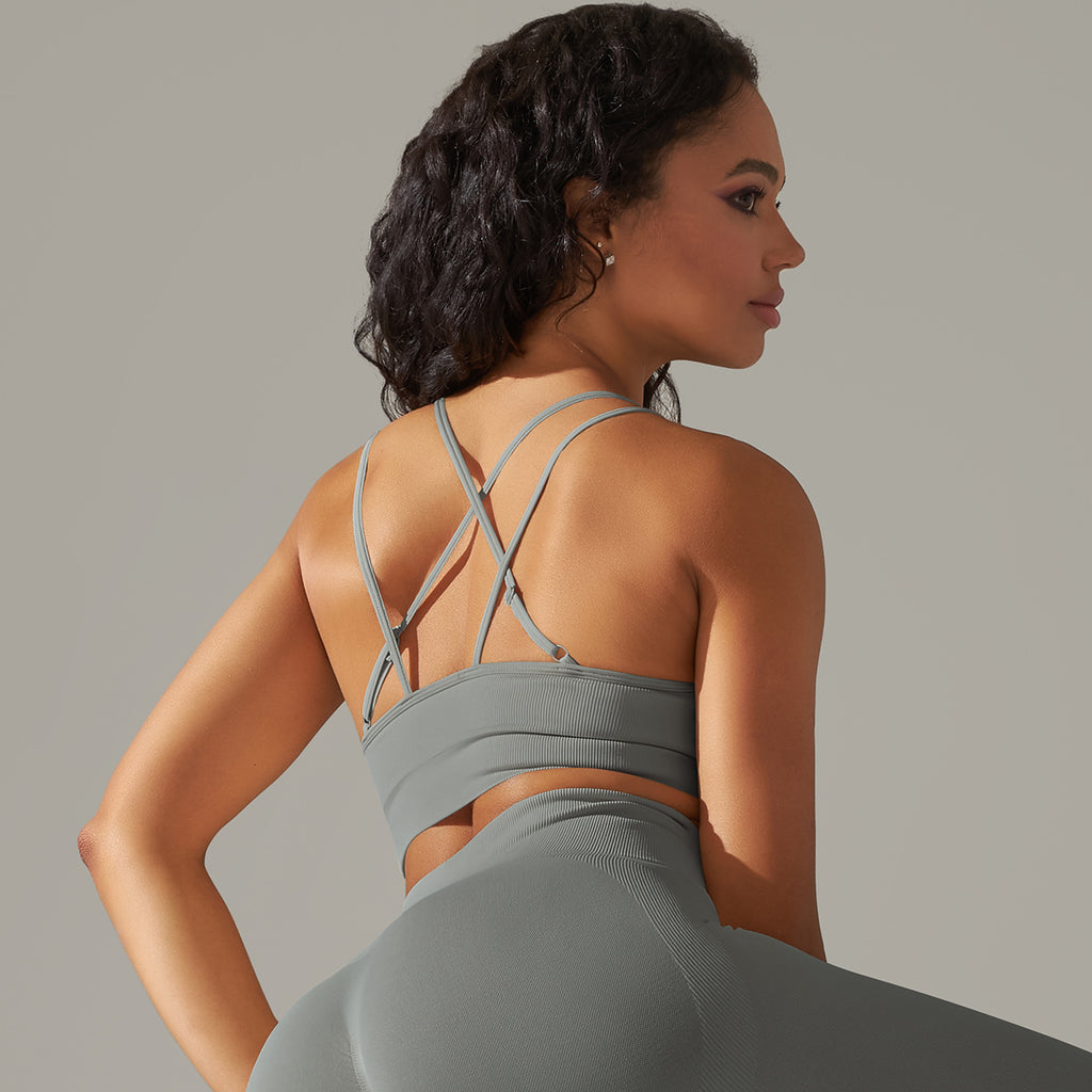 Womens High-Elasity Sports Bra For Yoga And Fitness by Ricaloux