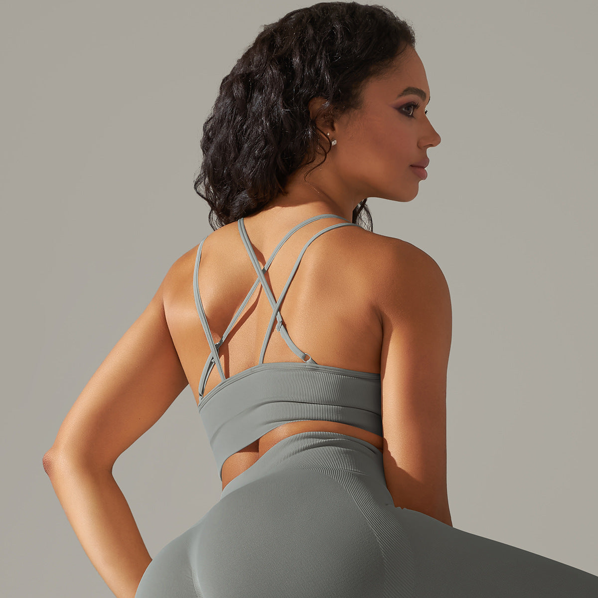 Womens High-Elasity Sports Bra For Yoga And Fitness by Ricaloux