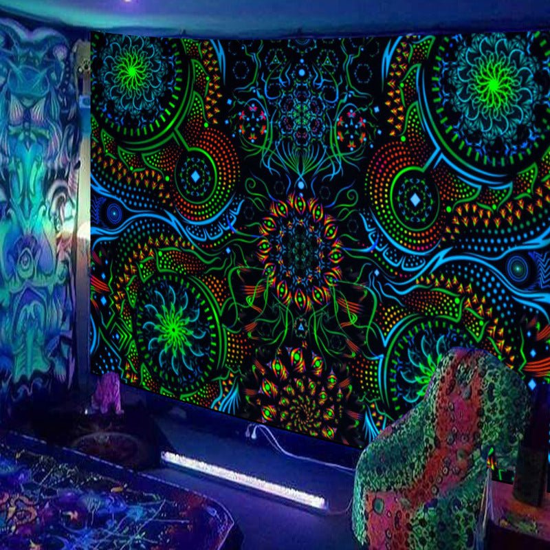 Home Decor Fluorescent Tapestry Background Fabric - RICALOUX