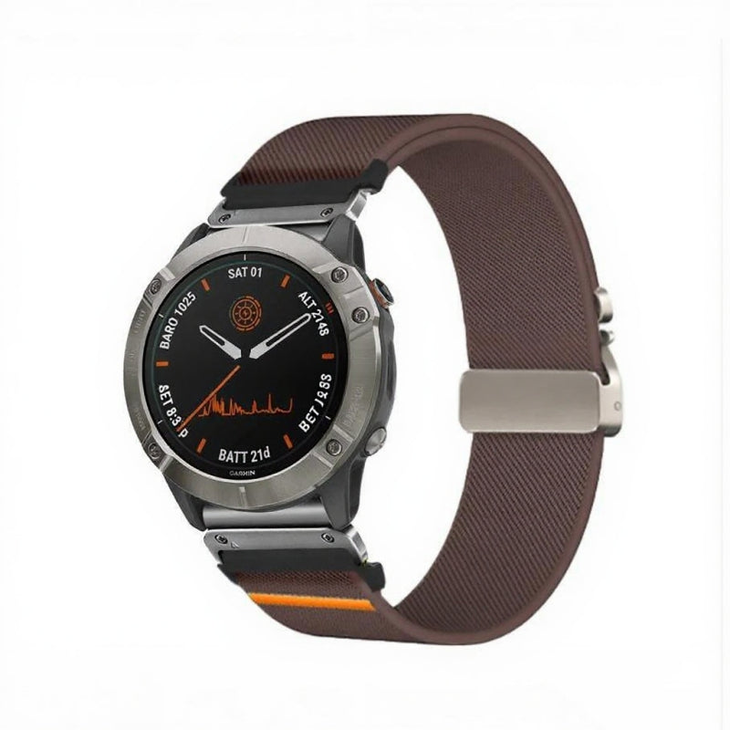 Elastic String Fabric Woven Men Watch Strap by Ricaloux