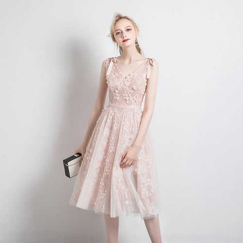 Deep V Suspender Bud Dress Design Sense - RICALOUX