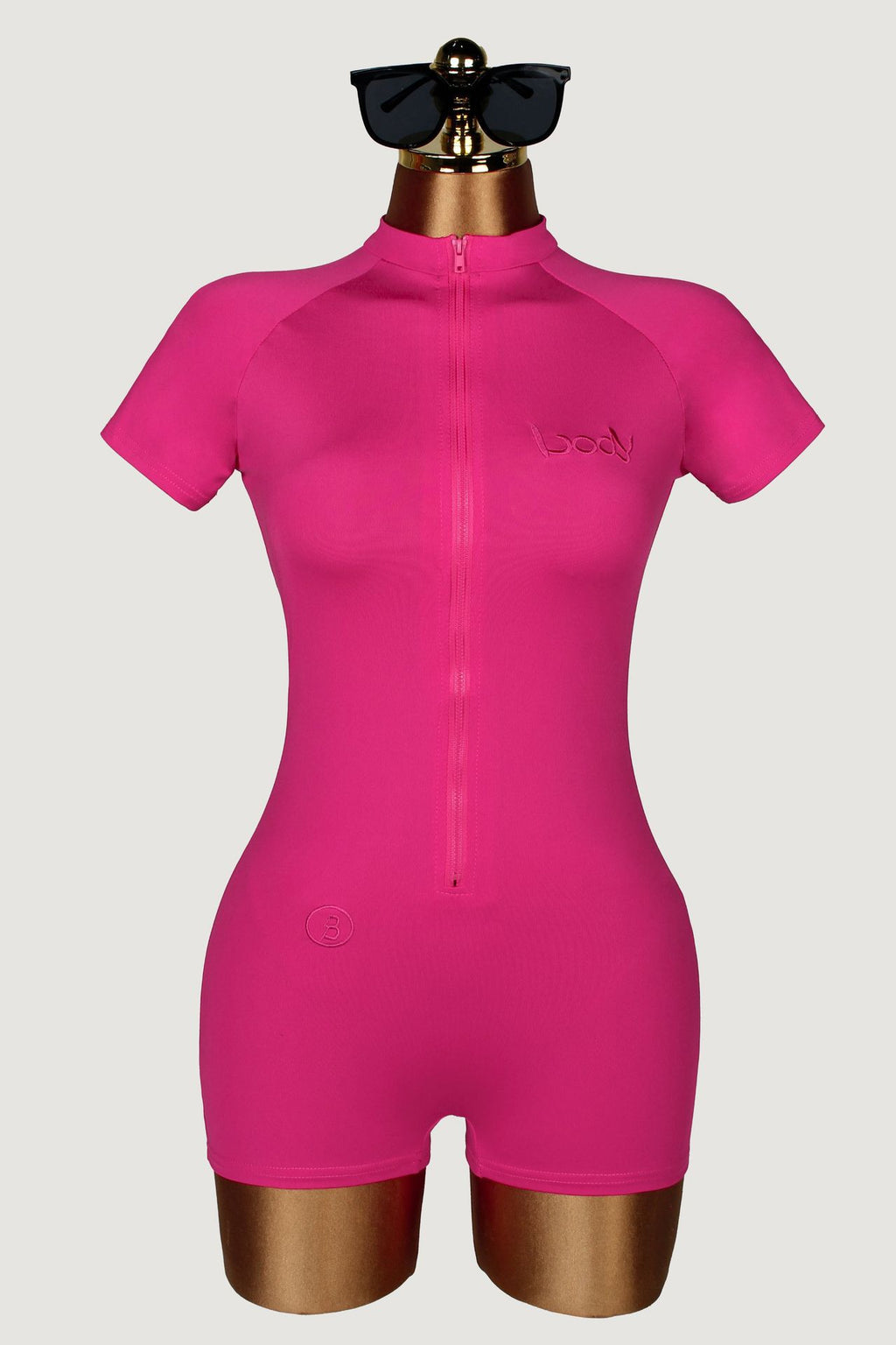 Womens Summer Zippered Short-Sleeve Yoga Jumpsuit – Premium 0 | RICALOUX