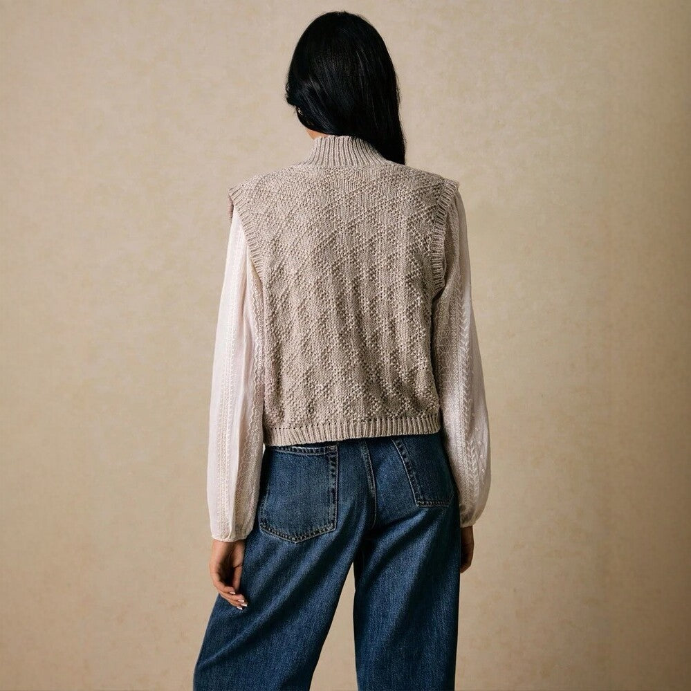 Womens Fashionable And Versatile Knitted Cardigan Coat by Ricaloux