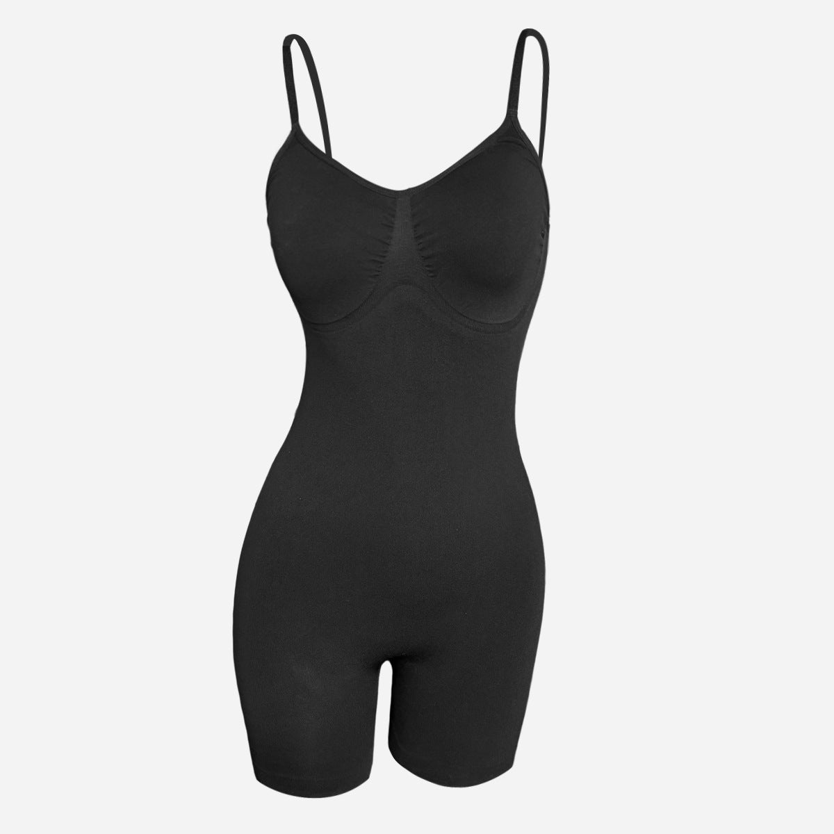 Crossover-Strap Shorts Yoga Jumpsuit by Ricaloux