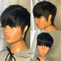 Wig Female Headgear Foreign Trade Black Straight Hair Pixie Cut Black Wigs – Premium 0 | RICALOUX