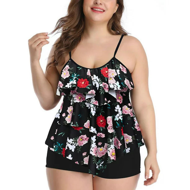 Plus-size Boxer Briefs Printed Swimsuit – Premium 0 | RICALOUX