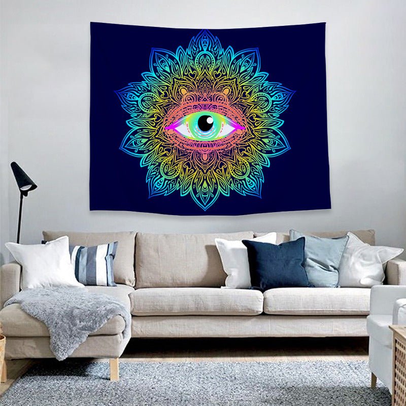 Trendy Home Decor Psychedelic Print Tapestry - RICALOUX