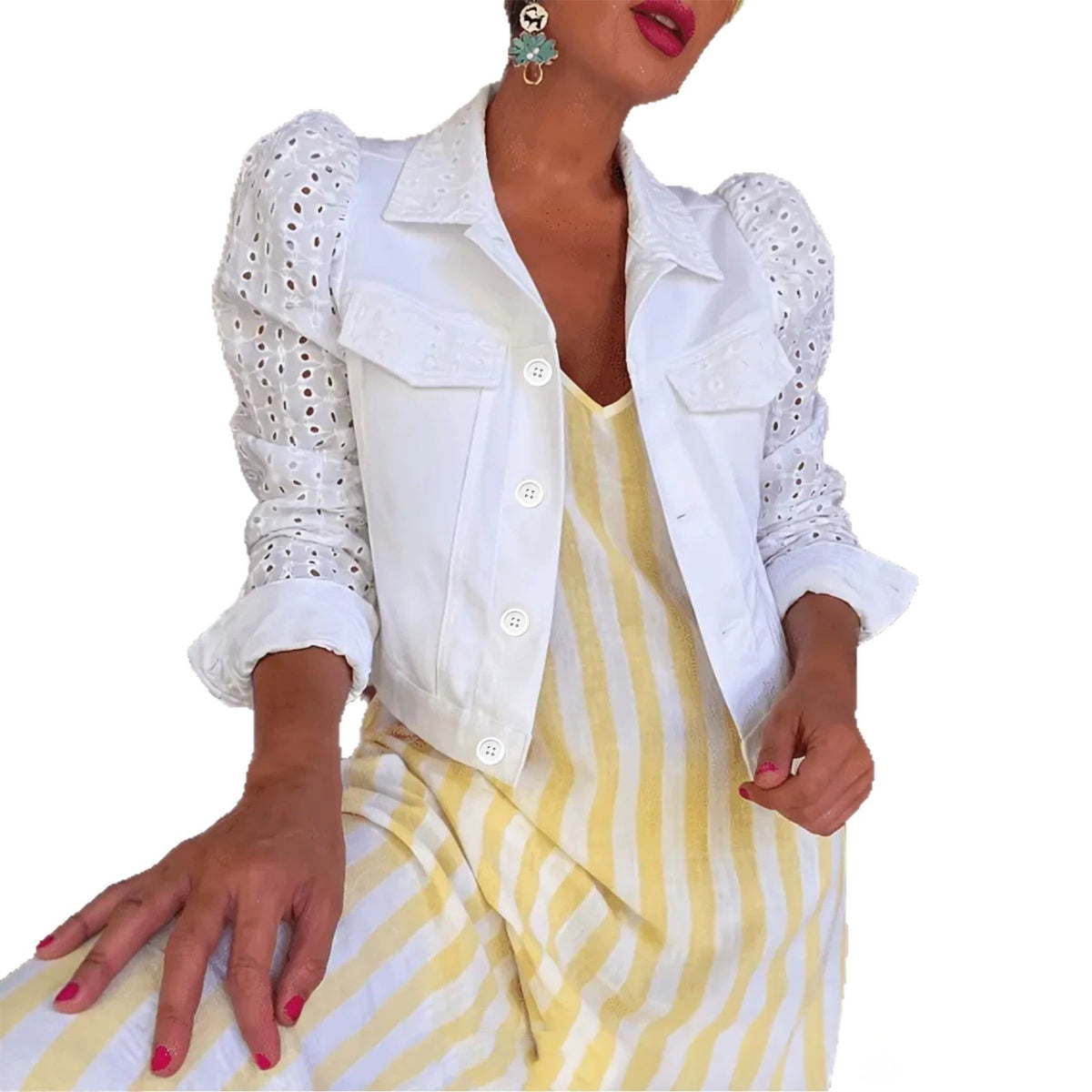 Elegant Socialite-style Womens Top by Ricaloux