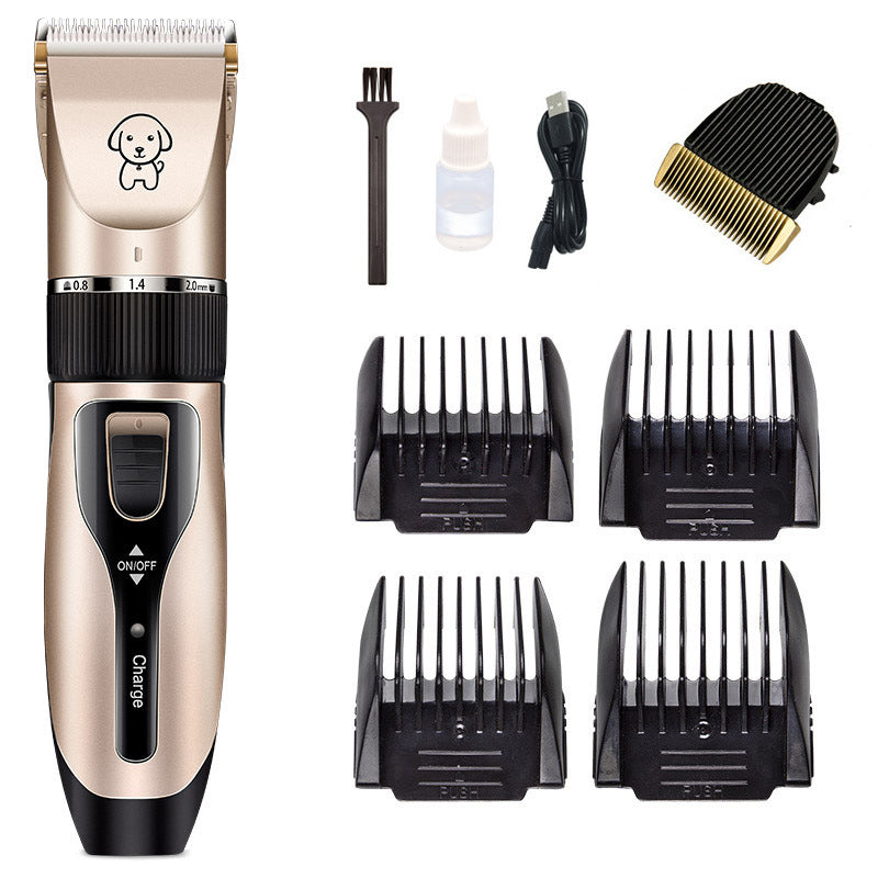 Professional Low Noise Pet Hair Clipper Easy Grooming For Dogs & Cats by Ricaloux