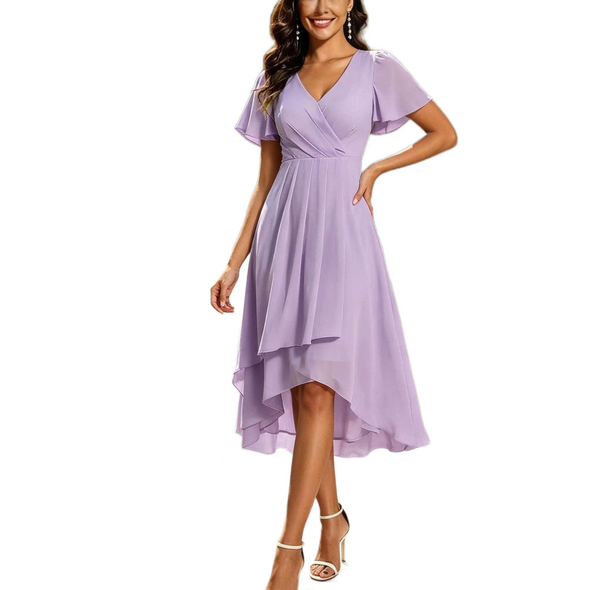 European And American Womens Midi Dress by Ricaloux