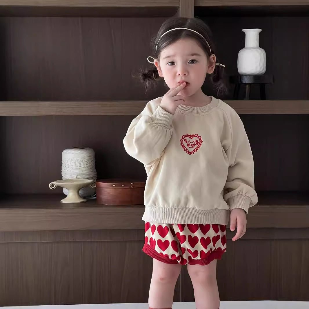 Baby Sweater Two-piece Korean Children's Clothing Children's Autumn Clothing - RICALOUX