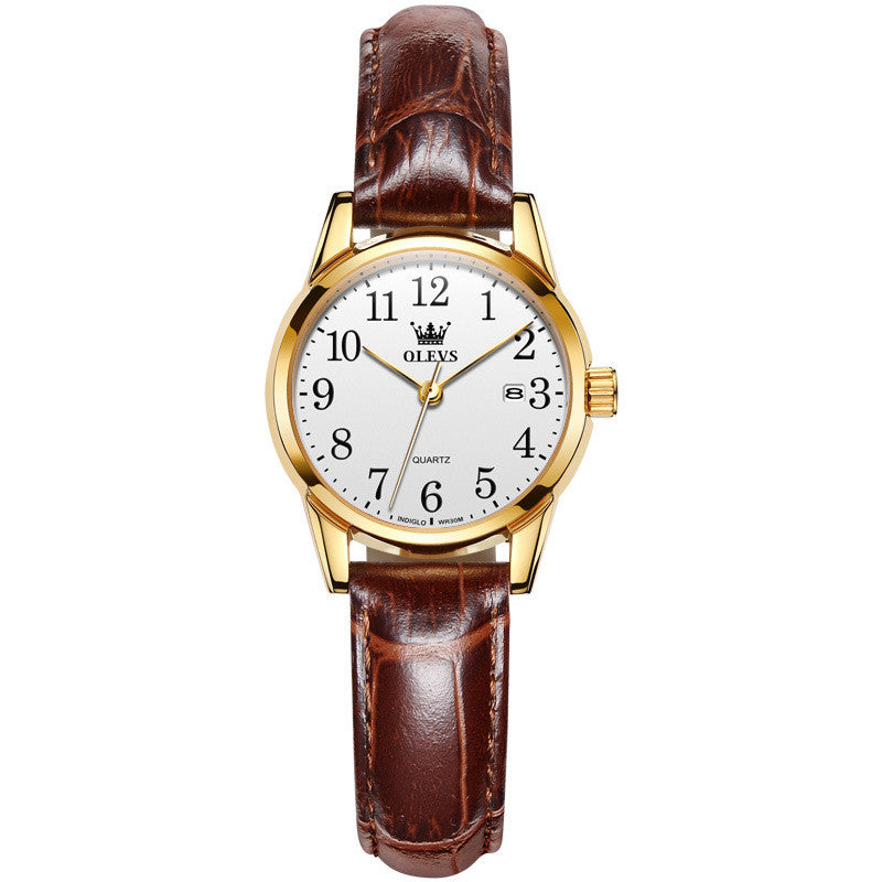 Waterproof Quartz Watch Digital Scale Simple Men by Ricaloux