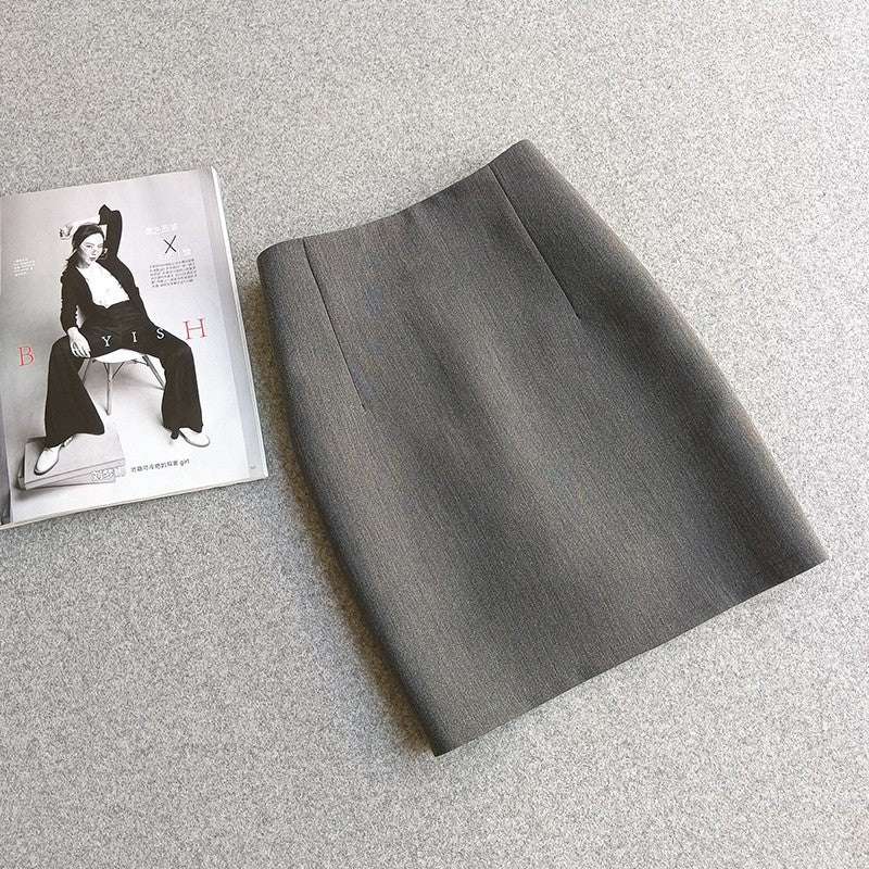 New Summer And Autumn Style Simple High-waisted A-line Solid Color Short Skirt – Premium 0 | RICALOUX