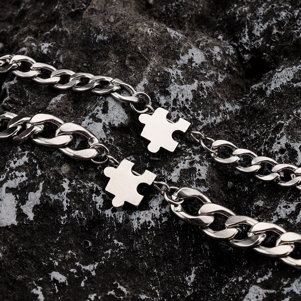 Titanium Set Bracelet Jewelry For Men And Women by Ricaloux