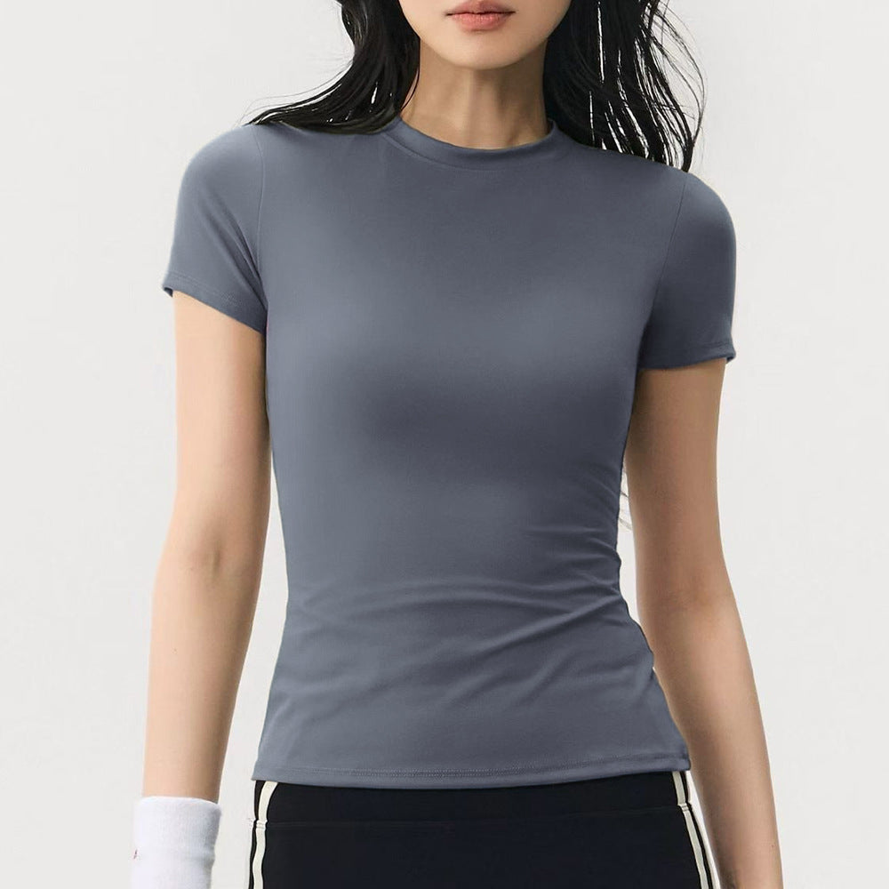 Womens Tightfitting Short Sleeve Yoga Top – Premium 0 | RICALOUX