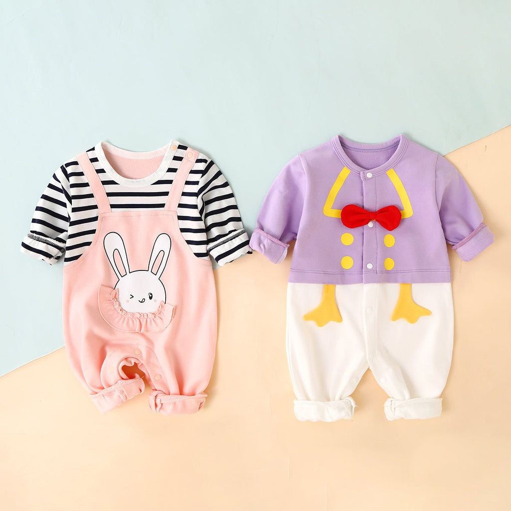 Long-sleeved Romper Girl Baby Clothes Autumn Suit - RICALOUX