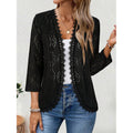 Womens Fashion Lace-spliced Long-sleeve Top – Premium 0 | RICALOUX