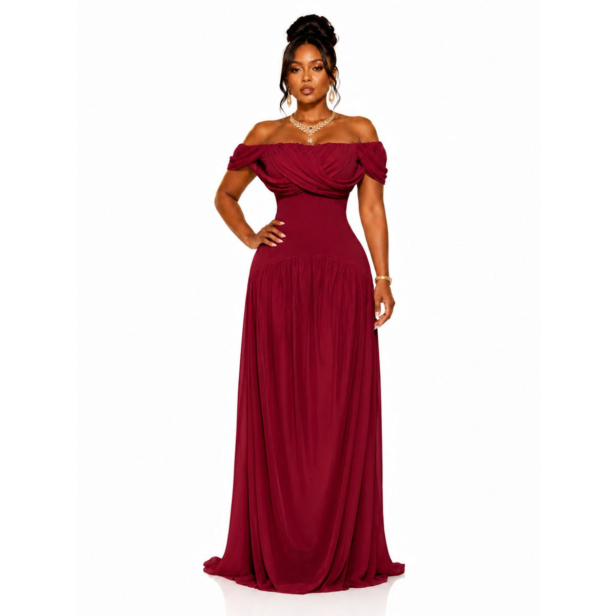 Figure-flattering Slimming Sleeveless Dress by Ricaloux