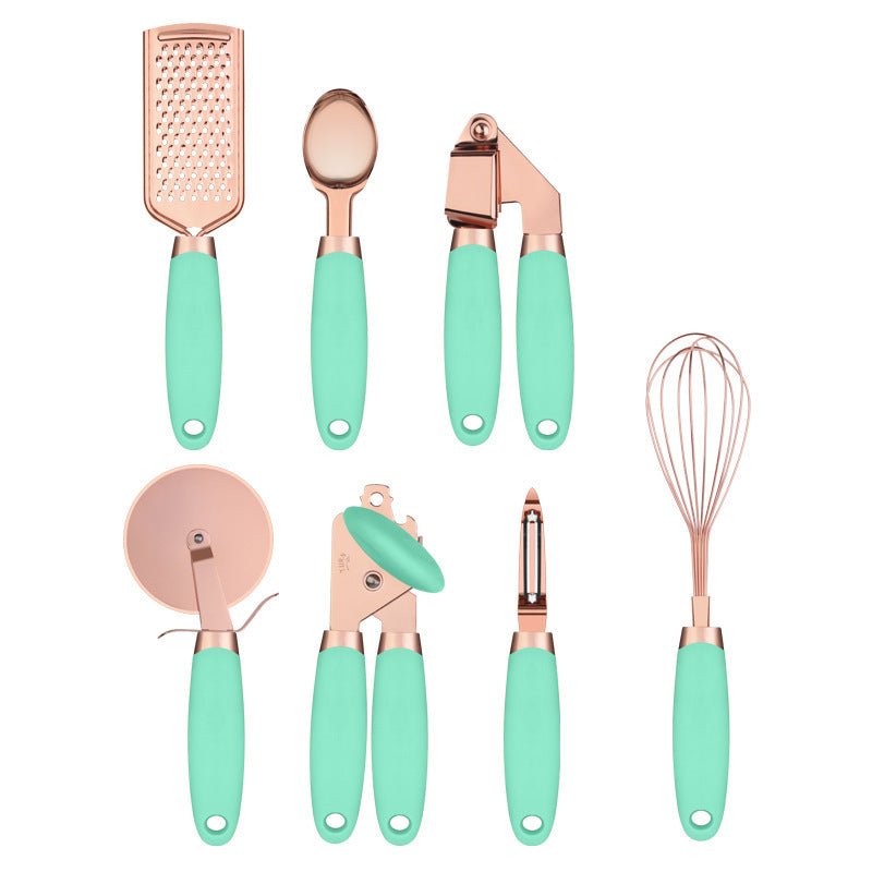 Kitchen Household Peeler Gadget Copper Plating Set - RICALOUX