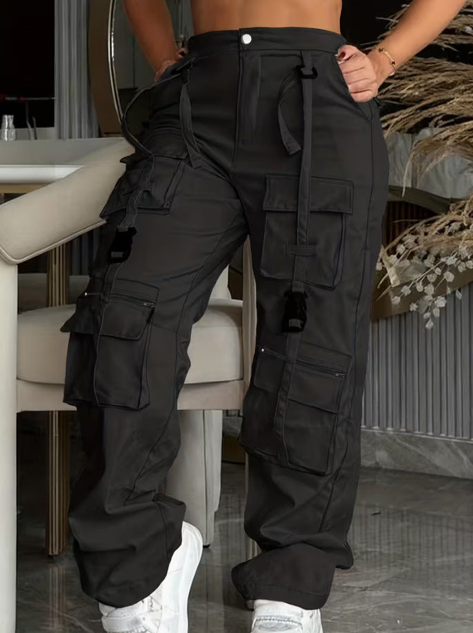Casual Athletic Pants Featuring A Drawstring Dual Zippers And Multiple Pockets – Premium 0 | RICALOUX