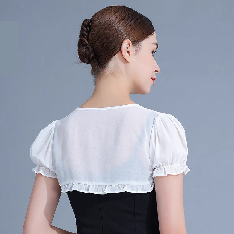 Womens Summer All Match Short Sleeved Lace Up Waistcoat – Premium 0 | RICALOUX