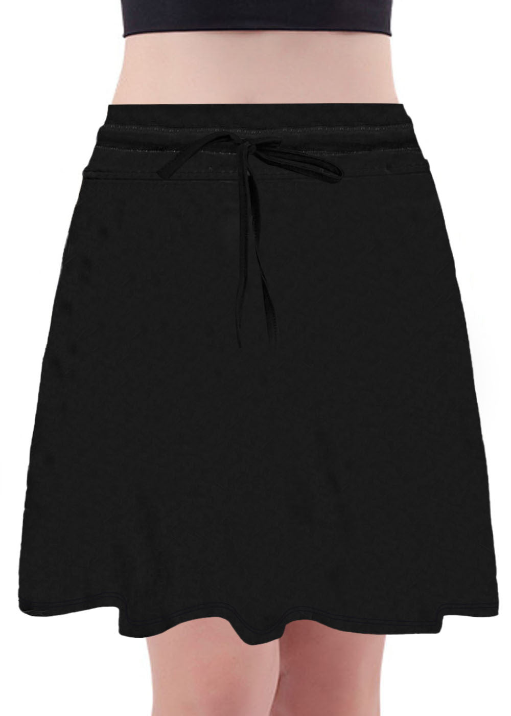 Women's Floral Print High Waist Skort With Pockets Tie Waist Ruffle Hem Athletic Skirt With Built-in Shorts – Premium 4 | RICALOUX