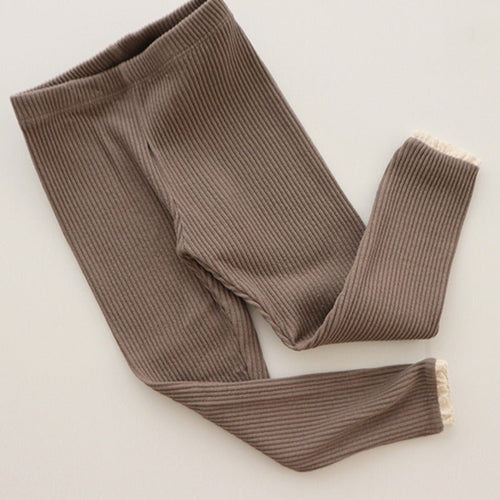Babies And Girls Wear Leggings Over Autumn Trousers - RICALOUX