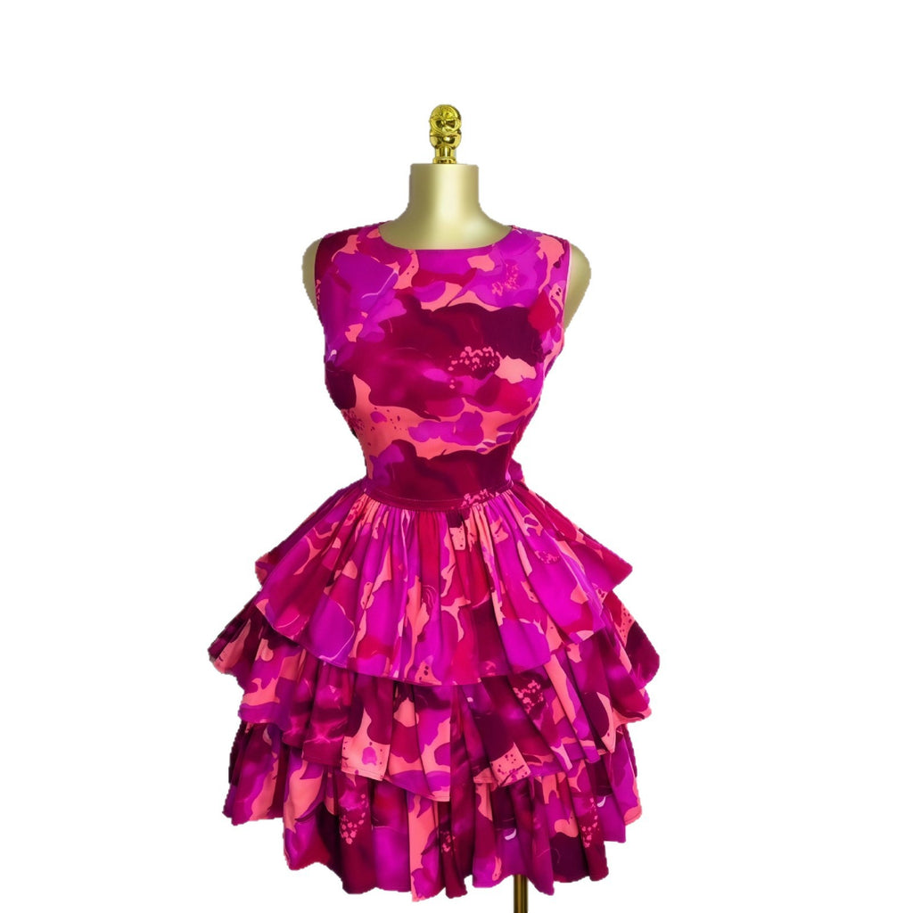 Ruffled Short Three-tiered Cake Skirt – Premium 0 | RICALOUX