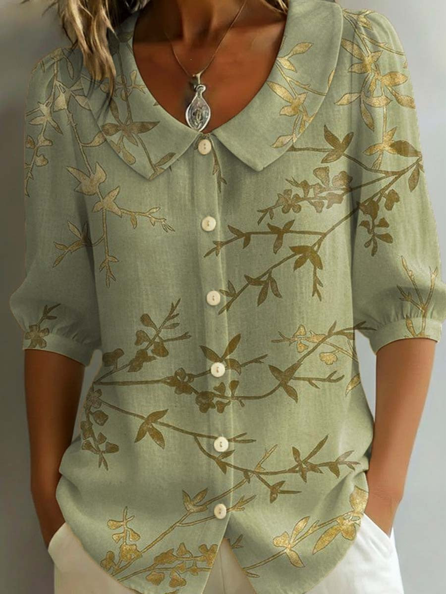 Womens Casual Fashion Printed Short-sleeve Top – Premium 0 | RICALOUX