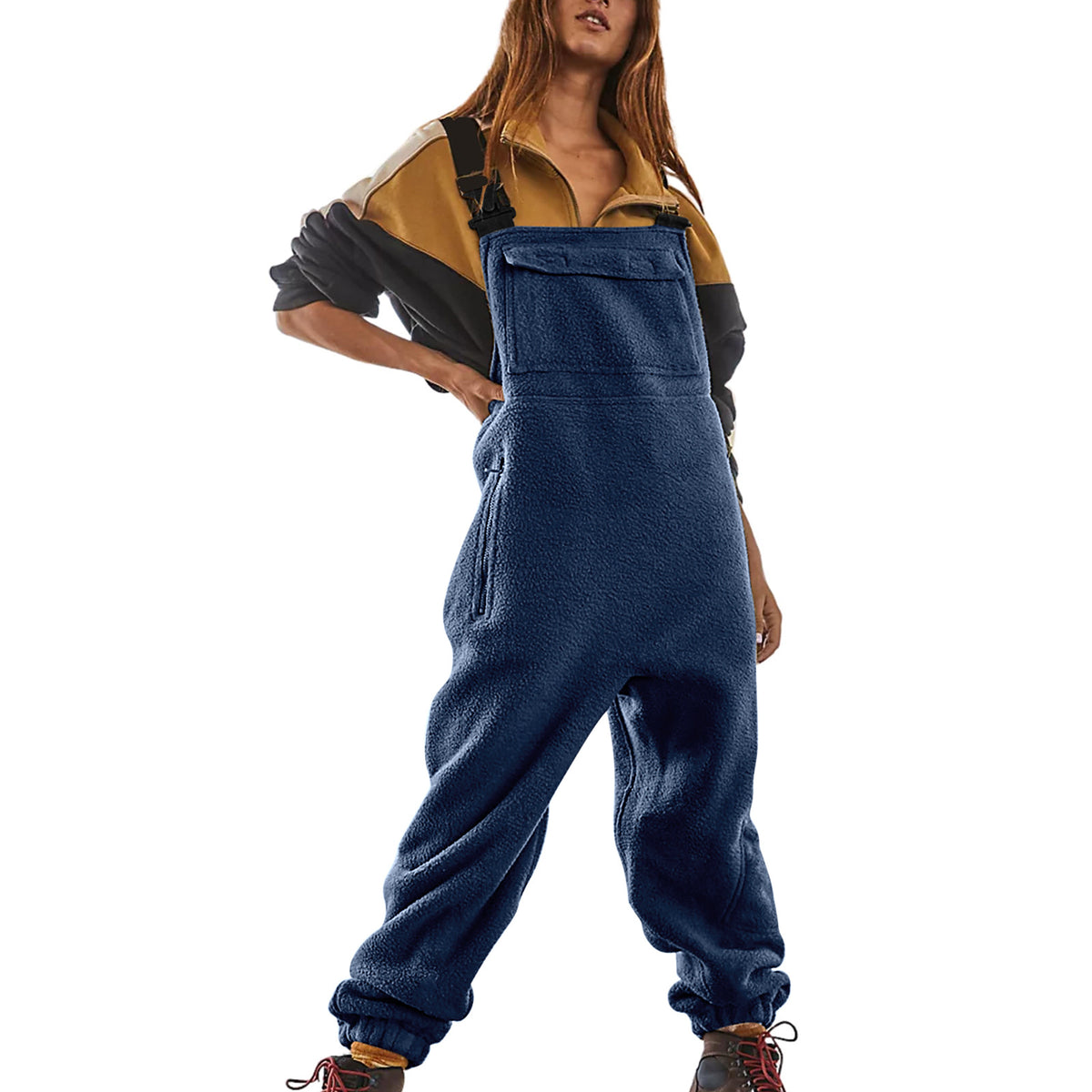 Women Workwear Jumpsuit Polar Fleece - RICALOUX