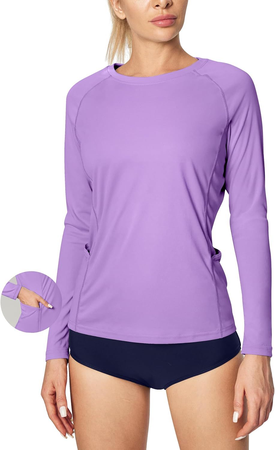 Crew-neck T-shirt Slim-fit Athletic Training Top by Ricaloux
