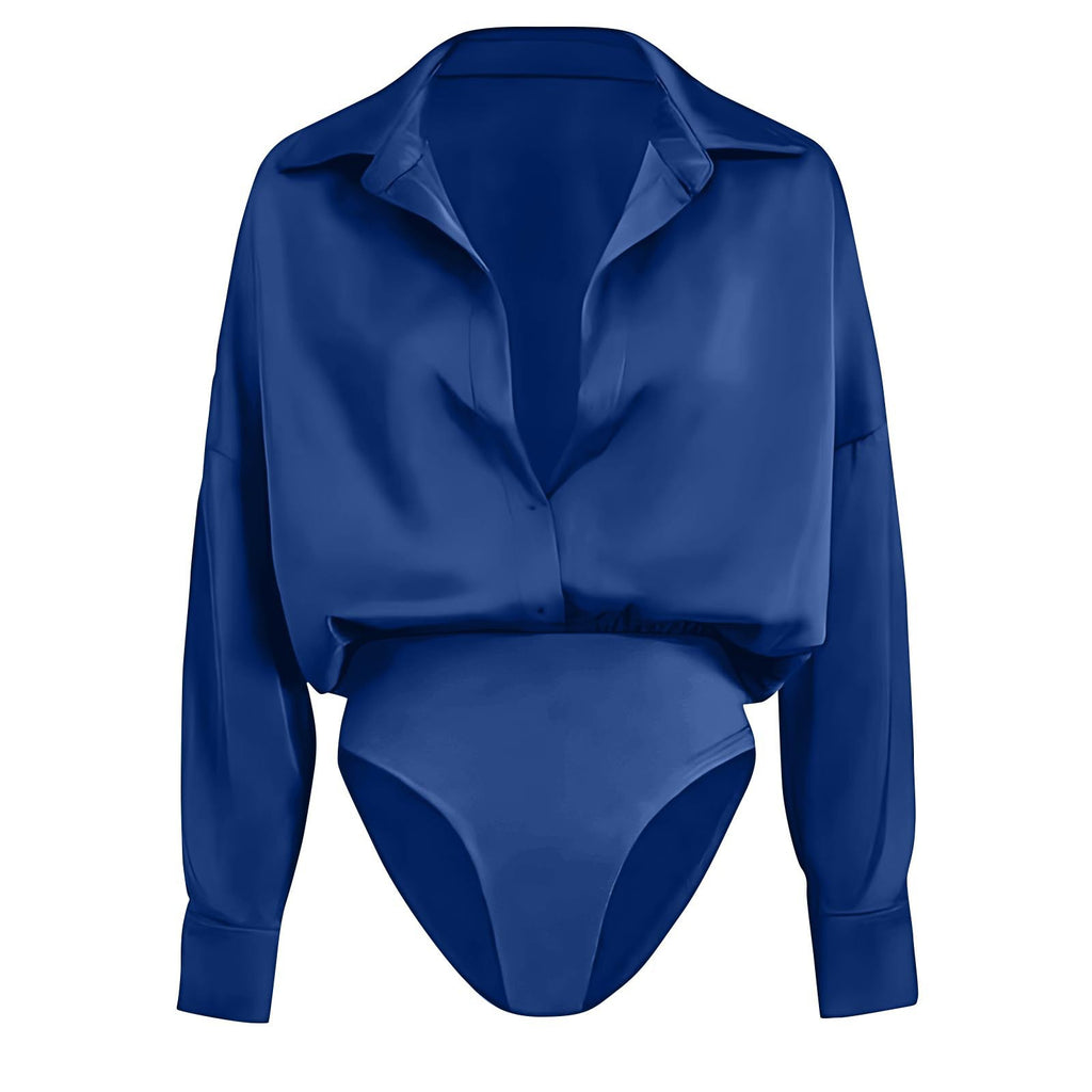Womens Casual Long-sleeve Cardigan-button-up Shirt Top by Ricaloux