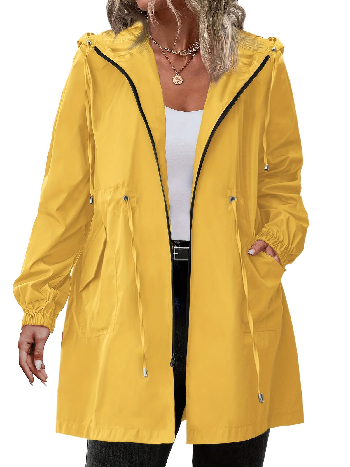 Plus-size Womens Outdoor Sportswear Lightweight Windbreaker by Ricaloux